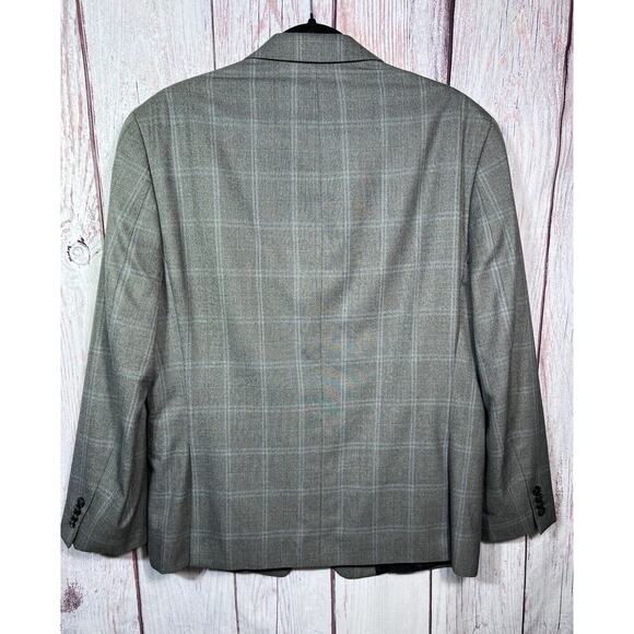 MICHAEL KORS Mens Gray Black Super Soft Blazer Sport Coat Suit Jacket Size 40S - Picture 8 of 12